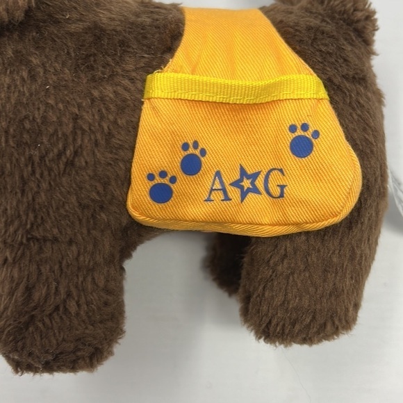 American Girl Plush Dog “Chocolate Chip” Brown Labrador Lab Saddle Bag - Picture 9 of 9